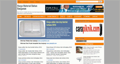Desktop Screenshot of harga-material.com